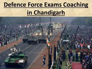 Defence Force Exams Coaching in Chandigarh