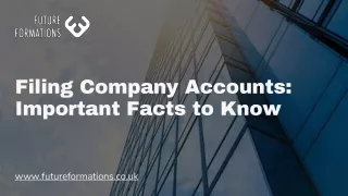 Filing Company Accounts Important Facts to Know