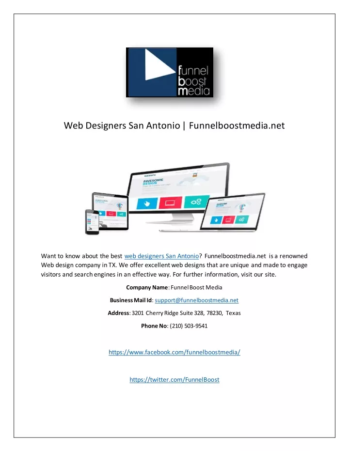 web designers san antonio funnelboostmedia net