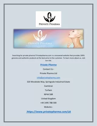 searching for private pharma privatepharma