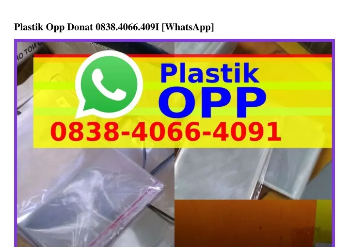 PPT - Plastik Opp Donat Ô8ᣮ8.ᏎÔᏮᏮ.ᏎÔᑫl(whatsApp) PowerPoint ...