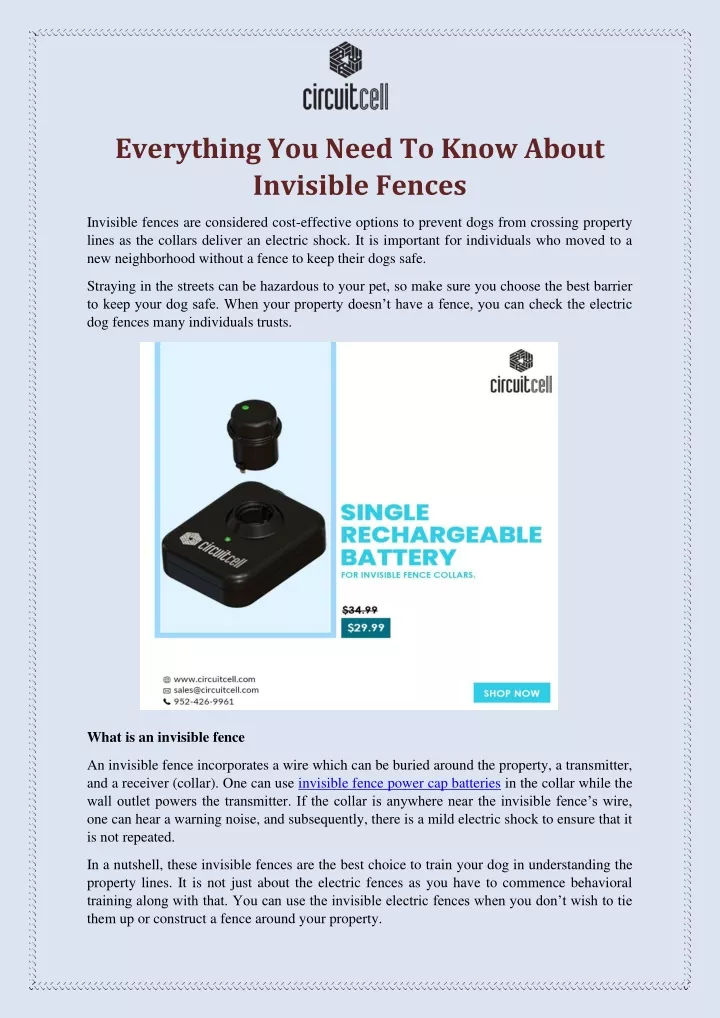 everything you need to know about invisible fences