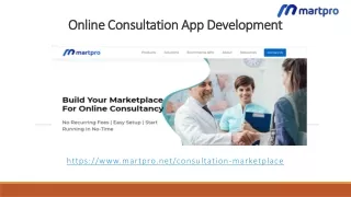 online consultation app development