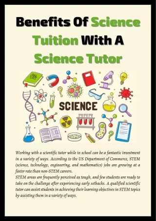 benefits of benefits of science tuition tuition