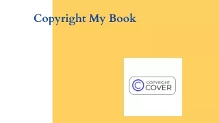 Copyright My Book | Copyright Cover