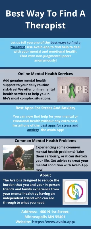 Best Way To Find A Therapist