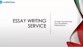 essay writing service