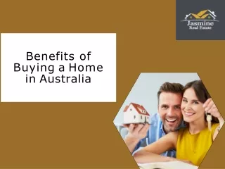 Benefits of Buying a Home in Australia