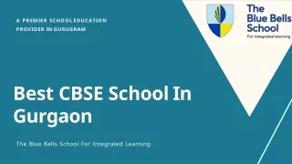 Best CBSE School in Gurgaon