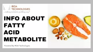 info about fatty acid metabolite
