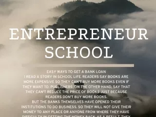 Entrepreneur School