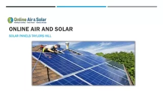 High Quality Solar Power Taylors Hill| Online Air and Solar