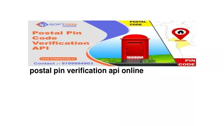 postal pin verification api online