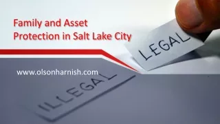 Family and Asset Protection in Salt Lake City