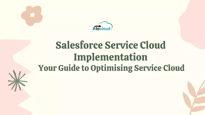 salesforce service cloud implementation your