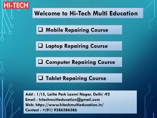 Advance Mobile repairing course in Delhi