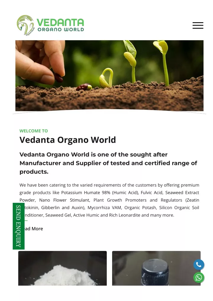 welcome to vedanta organo world