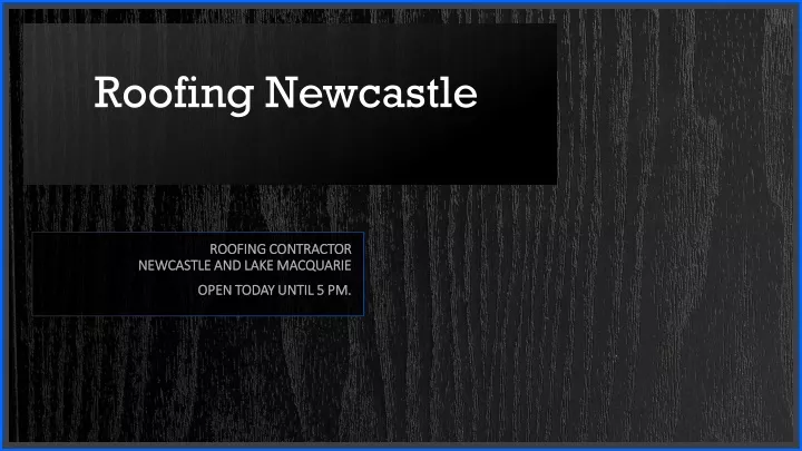 roofing newcastle