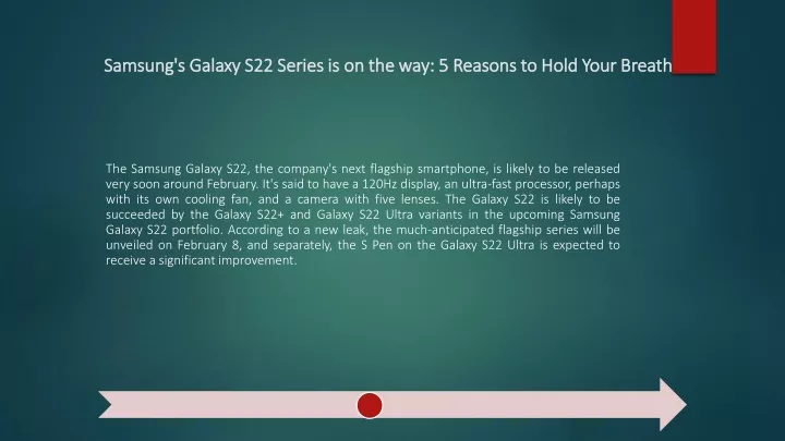 samsung s galaxy s22 series is on the way 5 reasons to hold your breath
