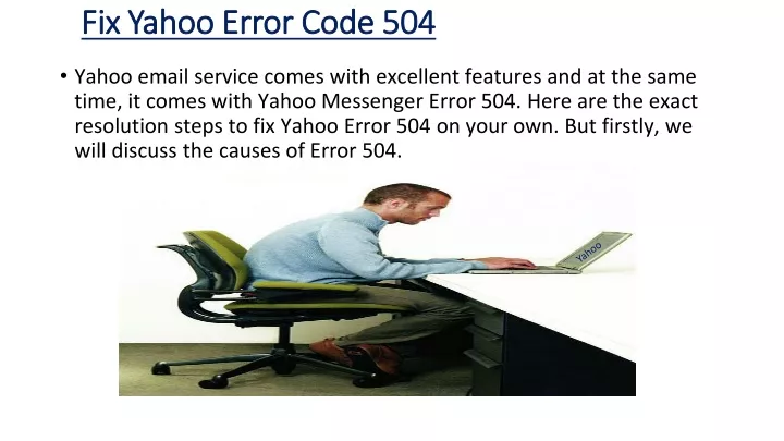 fix yahoo error code 504 fix yahoo error code 504