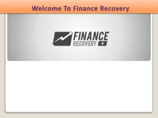 welcome to finance recovery