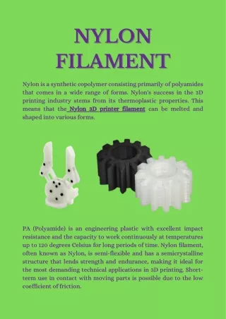 Nylon filament