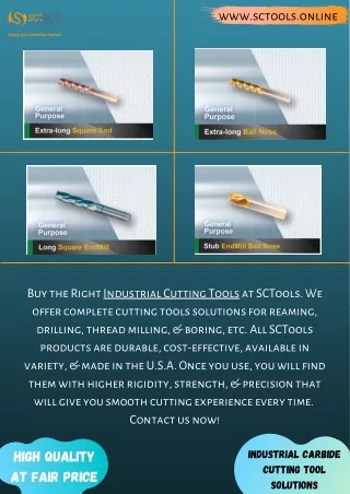 Best Industrial cutting tools company