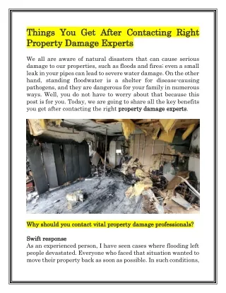 Property Damage Experts | JS Marlin & Associates