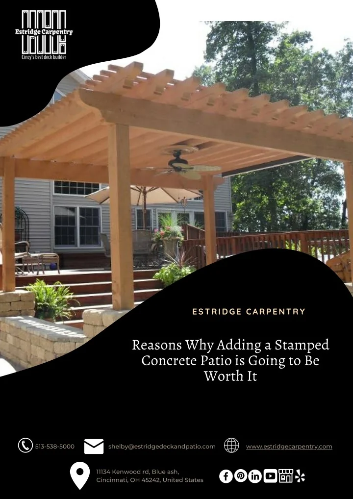 PPT Top Legit Reasons For Stamped Concrete Patio Design PowerPoint