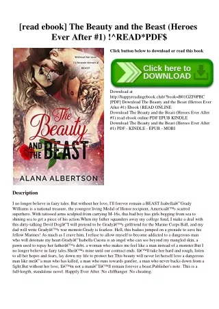 [read ebook] The Beauty and the Beast (Heroes Ever After #1) !^READPDF$
