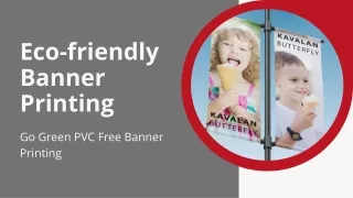 eco friendly banner printing