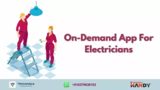 on demand app for electricians