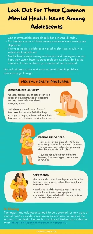 Look Out for These Common Mental Health Issues Among Adolescents