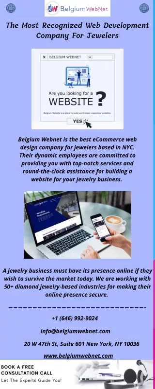 The Most Recognized Web Development Company For Jewelers