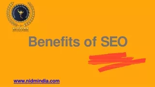 Benefits of SEO