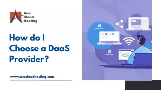 how do i choose a daas provider
