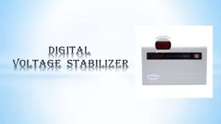 Digital Voltage Stabilizer