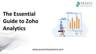the essential guide to zoho analytics