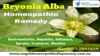 Bryonia Alba homeopathic remedy