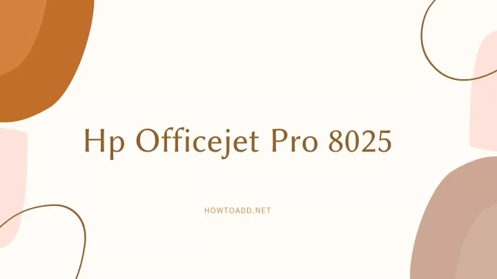 hp officejet pro 8025