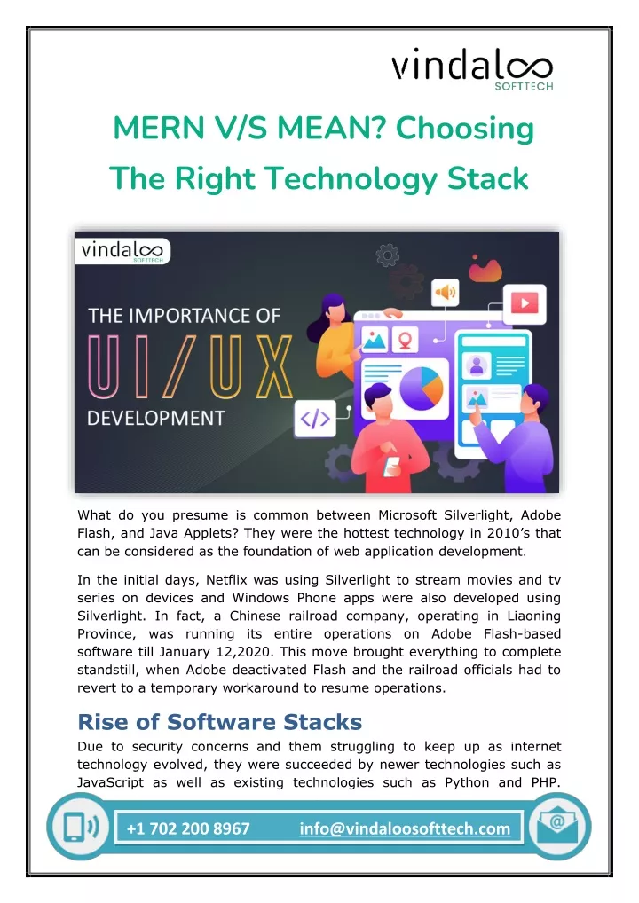 mern v s mean choosing the right technology stack