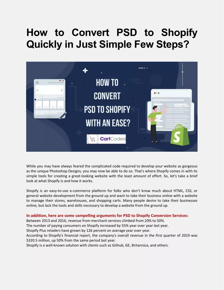 how to convert psd to shopify quickly in just