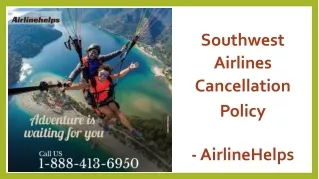 Southwest Airlines Cheap Cancellation Charges