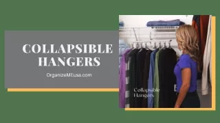 collapsible hangers