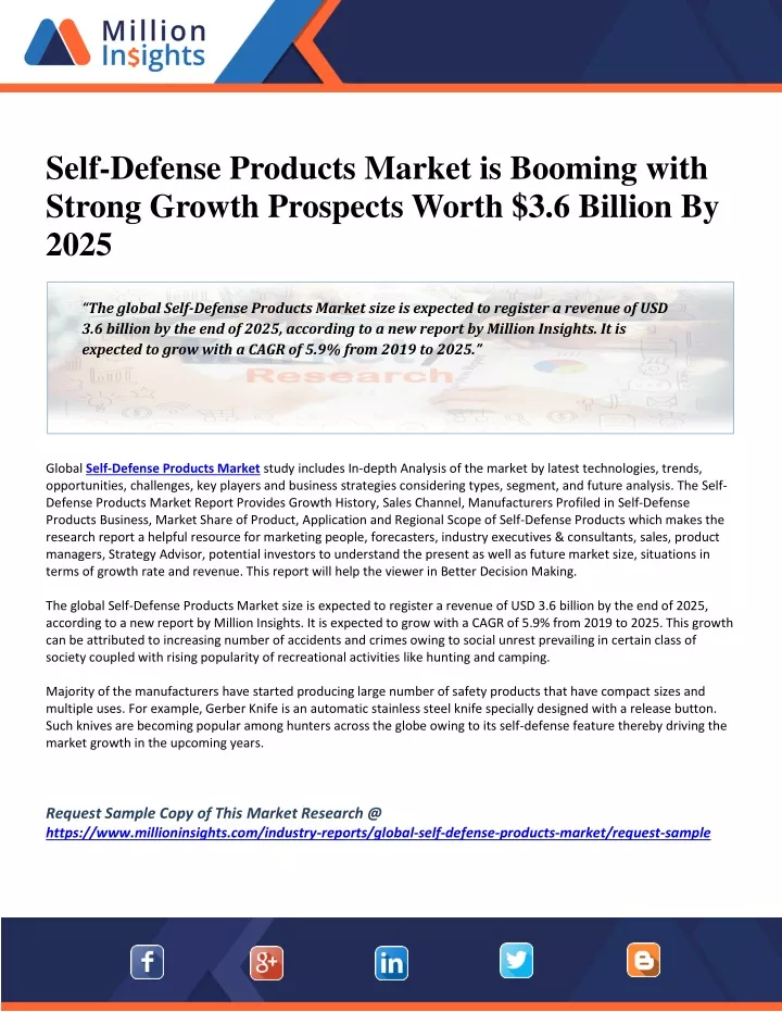self defense products market is booming with