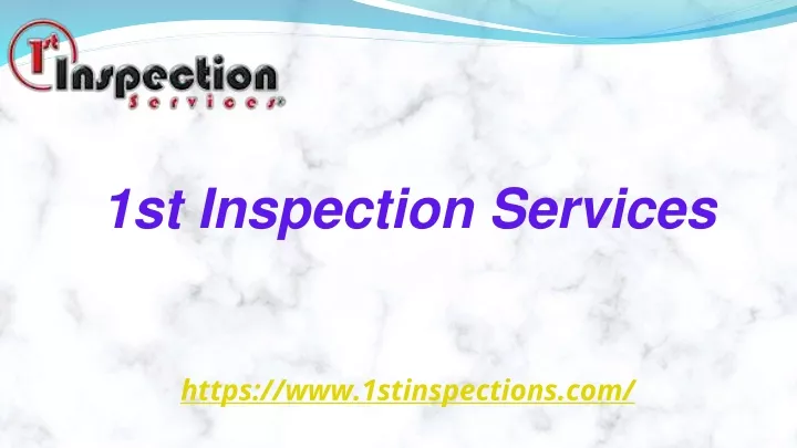 1st inspection services