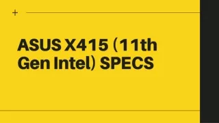 asus x415 11th ge n intel specs