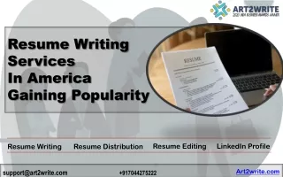 resume writing services in america gaining popularity