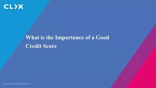 What is the Importance of a Good Credit Score