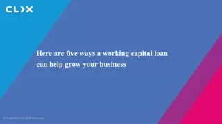 Here are five ways a working capital loan can help grow your business